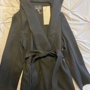 Selina JQ fleece coat black. Size medium.